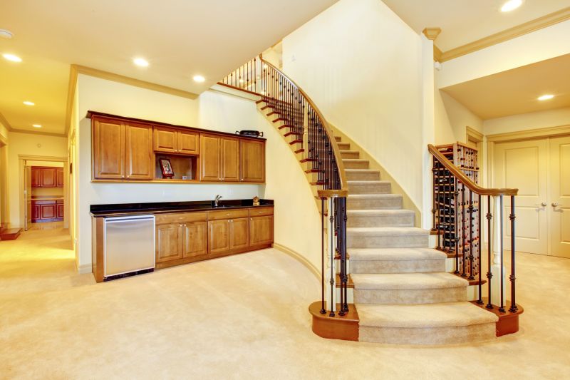 Curved Staircase Installation in Wilmington, NC
