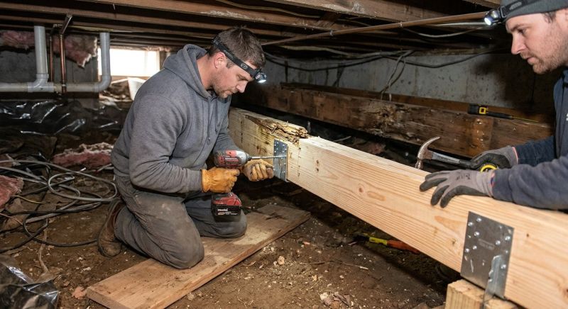 Floor Joist Replacement in Conroe, TX