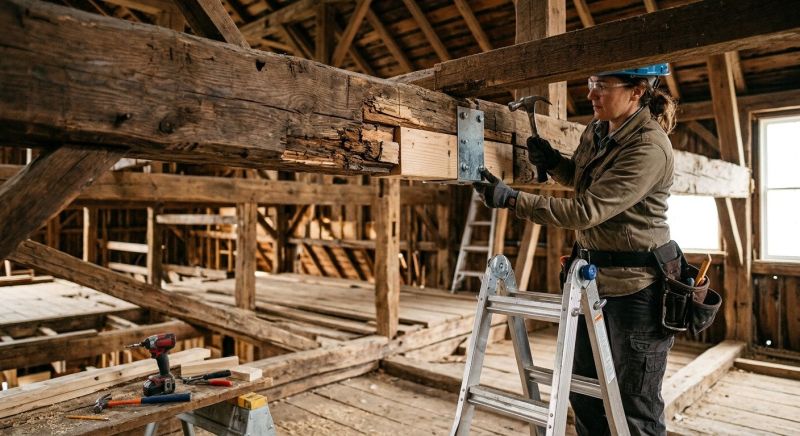 Barn Beam Replacement in Kansas City, KS