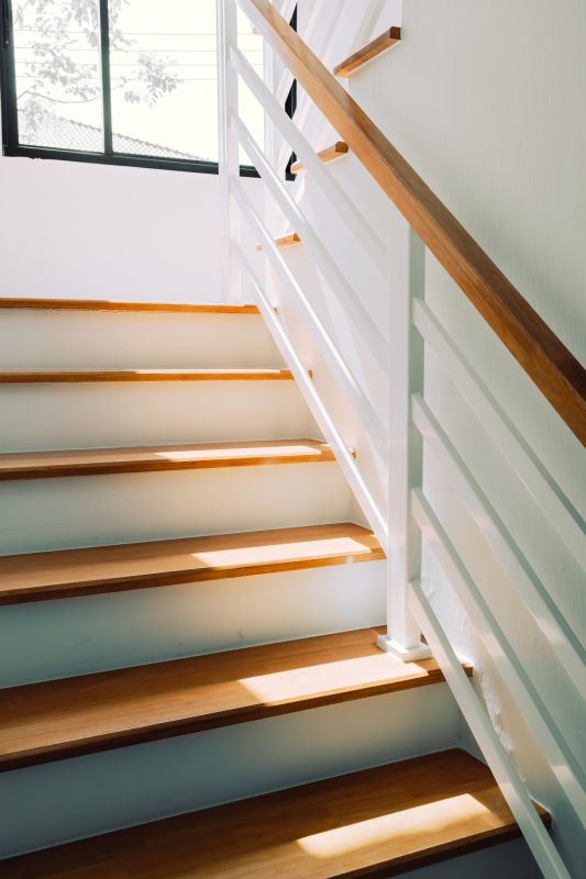 Curved Staircase Installation in Wilmington, NC
