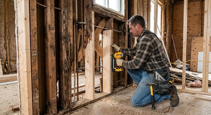 Damaged Framing Replacement in Kansas City, KS