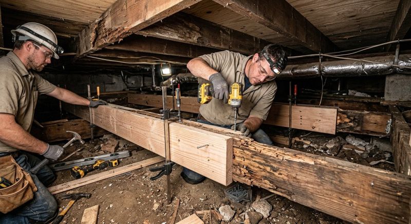 Floor Joist Replacement in Kansas City, KS