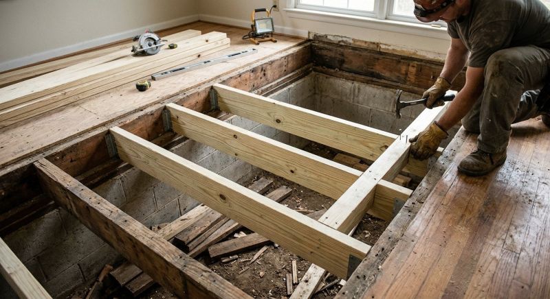 Floor Joist Replacement in Conroe, TX