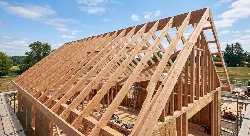 Gable Roof Framing in Conroe, TX