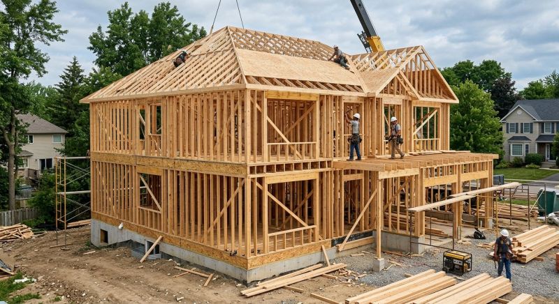 Shop Framing in Conroe, TX