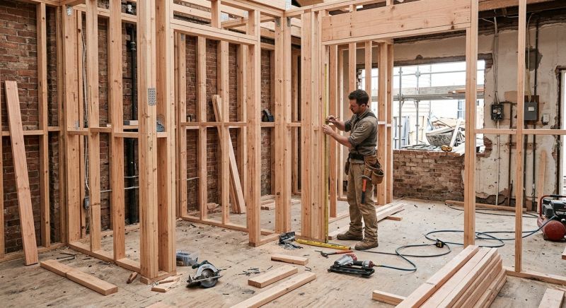 Shop Framing in Conroe, TX