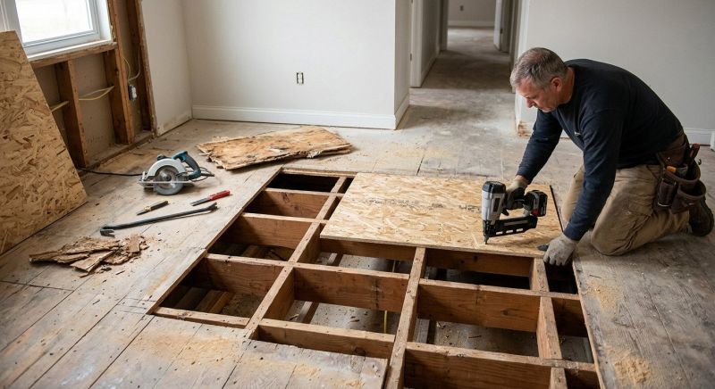 Structural Flooring Repair in Kansas City, KS