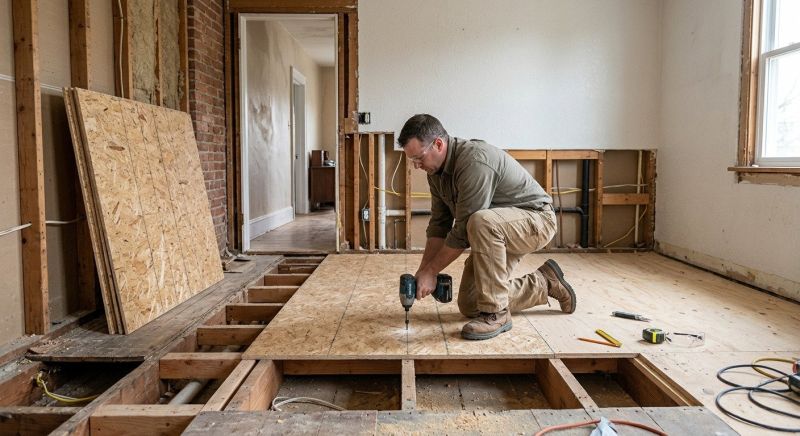 Subfloor Replacement in Kansas City, KS