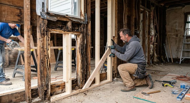 Wood Framing Repair in Wilmington, NC