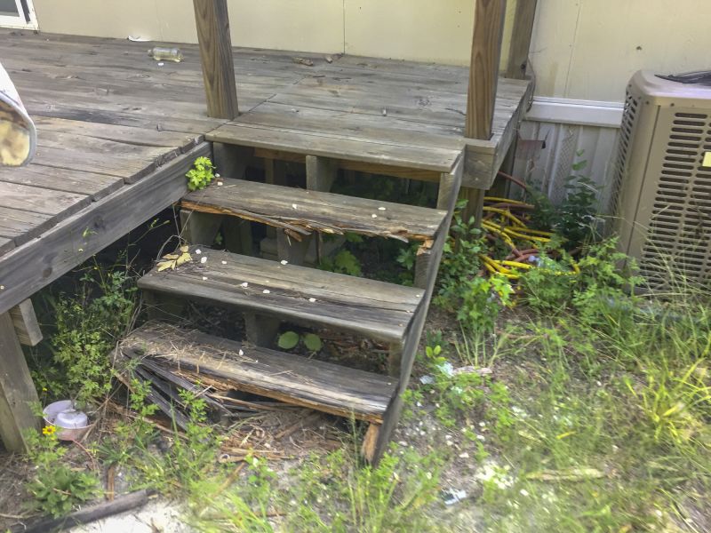 Wood Steps Replacement in Wilmington, NC