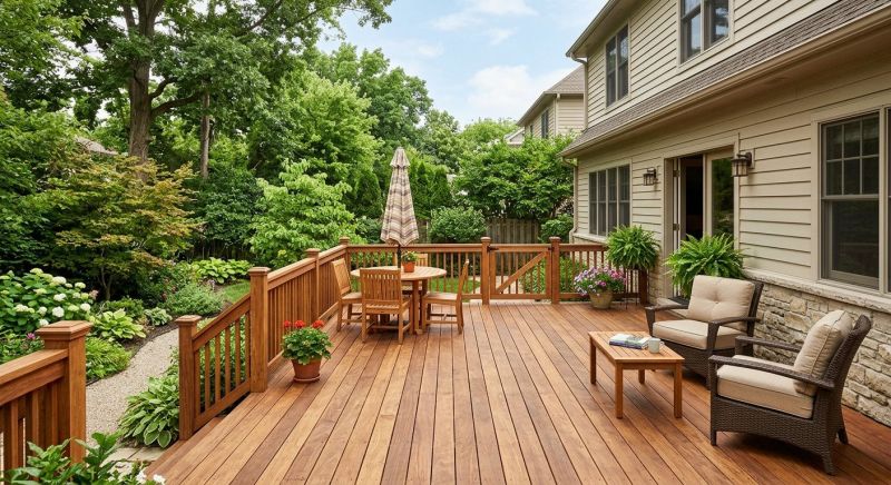 Wooden Patio Installation in Fairfield County, CT